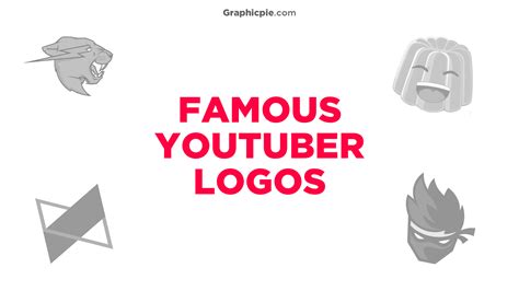 Famous Youtuber Logos And Channel Names Graphic Pie