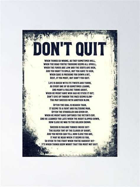 Dont Quit Poem Printable