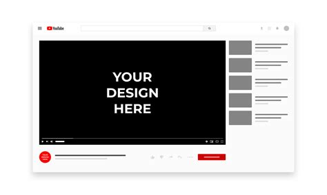 You'll also get access to two themes, light and dark, both of which can be easily edited using the photoshop file. Free YouTube channel Mockup generator | Smartmockups