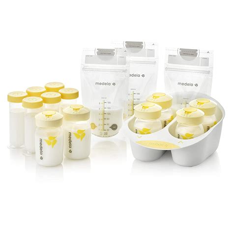 Medela Breast Milk Storage Solution Set Breastfeeding Supplies And Containers Breastmilk