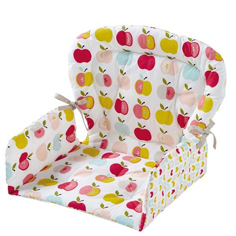 Coussin de chaise haute pour bébé en coton 25 x 30 cm LOUISON | Coussin chaise haute, Coussin ...