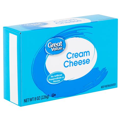 A fermentation nerd passionate about healthy food and great diet. Great Value Cream Cheese, 8 oz - Walmart.com - Walmart.com