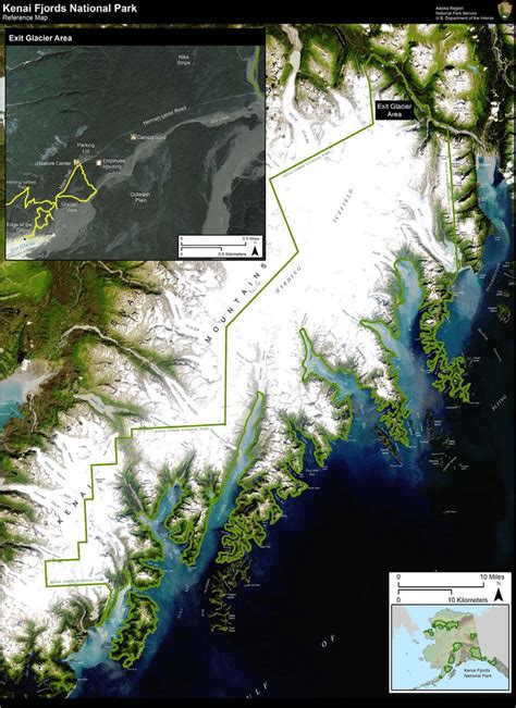 Reference Map Of Kenai Fjords National Park Download Scientific Diagram