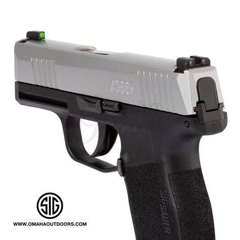 Sig P365 10 Rd 9mm Stainless Slide Pistol Xray3 Day Night Sights