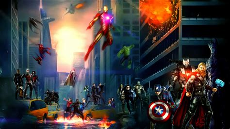 Marvel Cinematic Universe Superhero Artwork Wallpaper Hd Movies K