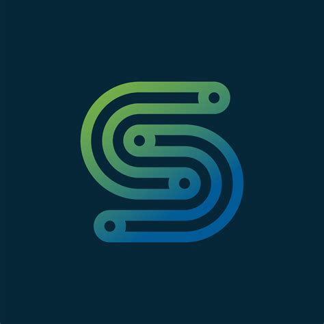 S Infinity Monogram Logo Design Smart Logo Design 12895141 Vector Art