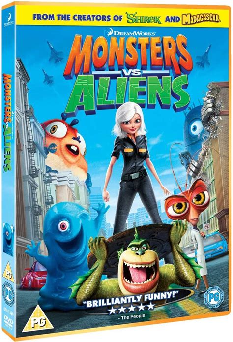 Monsters Vs Aliens 1 Disc Dvd 2017 Uk Reese