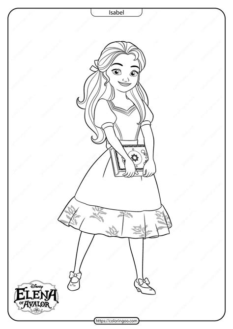 100 Isabel Elena Of Avalor Coloring Pages Gabriel Romero Adriano