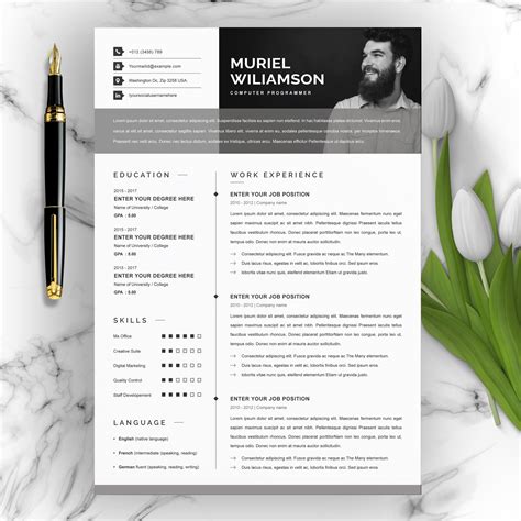 This accessible creative cover letter template is customizable to your needs. CV Template | MS Word Cover Letter | Creative Illustrator ...