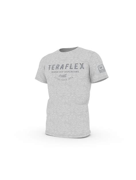Mens Teraflex Original Brand T Shirt With Vintage Graphic Teraflex