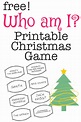 Printable Christmas Game: Who Am I?