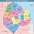 Comunas of the city of Buenos Aires - Full size | Gifex
