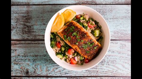 Vibrant Mediterranean Roasted Salmon And Vegetable Quinoa