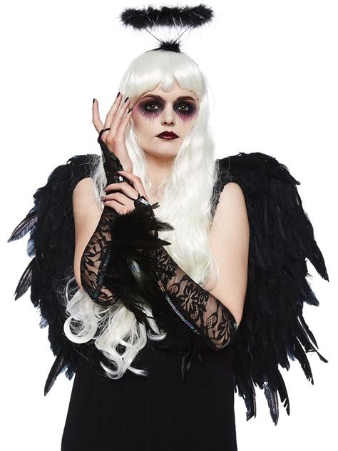 Dark Angel Deluxe Feather Wings Halloween Prop Dark Angel Costume