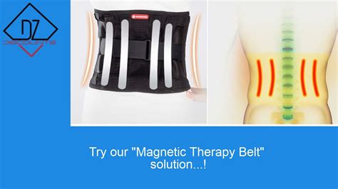 Magnetic Therapy Belt For Low Back Pain Youtube