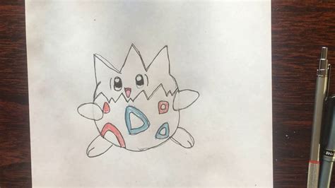 Avinas Art Learn To Draw The Pokemon Togepi Youtube