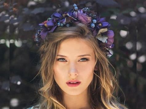 Purple Flowers Headpiece Fairy Flower Crown Bridal Hair Flowers Hair