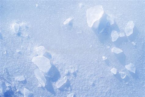 Ice Pieces Frozen Water Background Stock Photo Image Of Frosty Clear