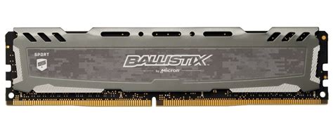 Оперативная память ddr4 8 гб. Память для ПК Micron Crucial DDR4 3200 8GB Ballistix Sport ...