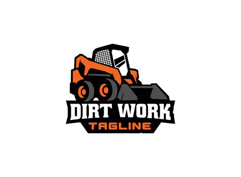 Skid Steer Logo Vector For Construction Company Heavy Equipment