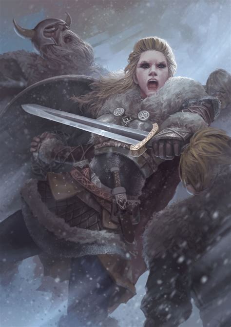 Vikings Lagherta The Shield Maiden By Stupid On Deviantart Warrior
