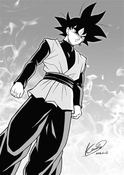 Db Super Goku Black By Karoine On Deviantart Black Pics Zamasu