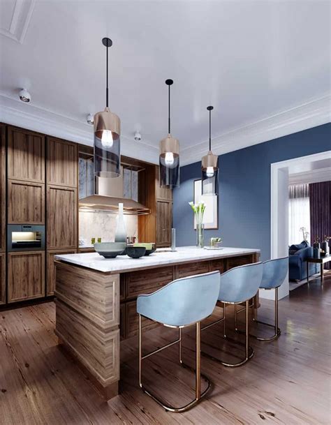 7 Brown Blue Kitchen Ideas For A Colorful Cooking Space Homenish