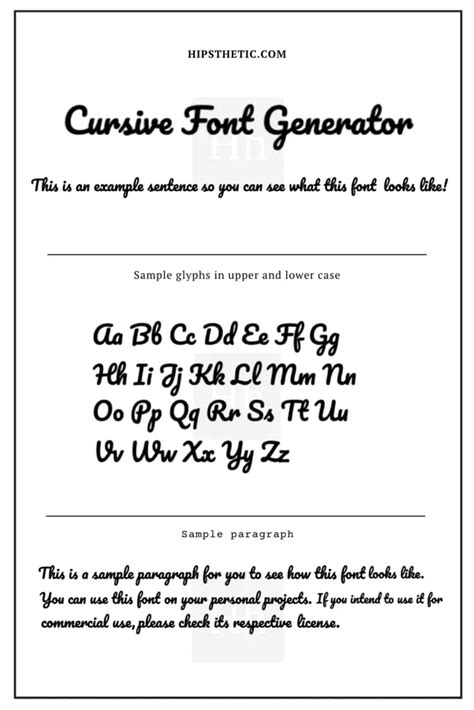 Cursive Fonts Copy And Paste Hipsthetic