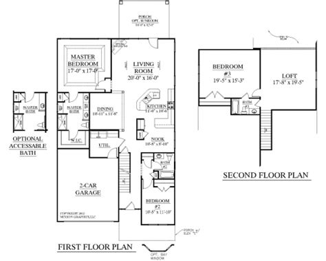 Fantastic 3 Bedroom One Story House Plans Open Plan 3 Bedrooms Photos