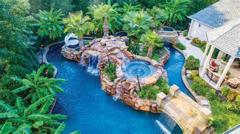 Lazy Rivers Bring The Resort To The Backyard Luxury Pools Outdoor Living