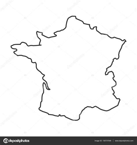 Region map locator canon france fonds de cartes france carte de france stock image and royalty free vector files on fond de carte de france vierge avec rivières, fleuves et contours photos, illustrations et vidéos de contour france île de france : Icône isolé de France Carte — Image vectorielle yupiramos ...