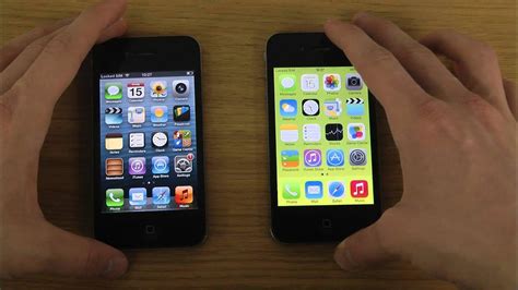 Iphone 4 Ios 7 Vs Iphone 4 Ios 6 Opening Apps Speed Test Youtube