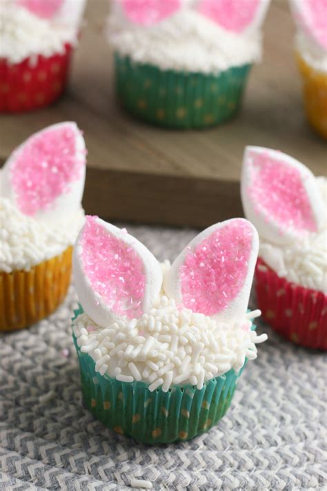 Cute And Easy Easter Bunny Cupcakes Fun Easter Dessert Easter Bunny