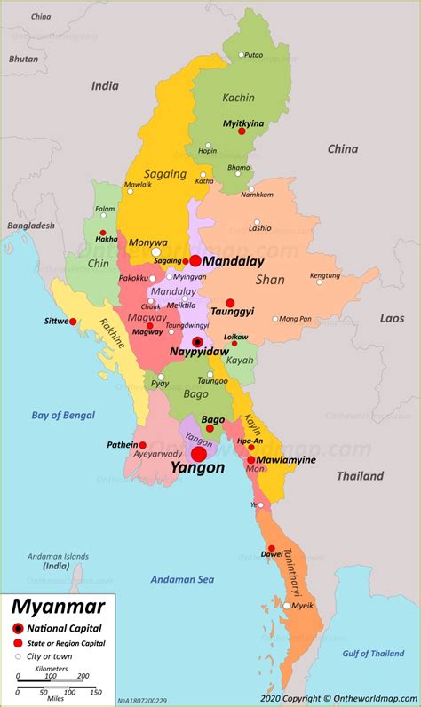 Myanmar Map Location Burma Map Location HolidayMapQ Top Suggestions For Myanmar Map