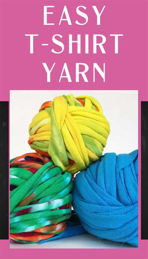 Give Your Old Colorful Tees A New Life By Making Them Into Yarn T
