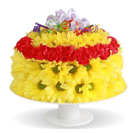 Customized and midnight birthday cake delivery at your doorstep. Birthday - Fresh Flower Birthday Cake - Columbus OH ...