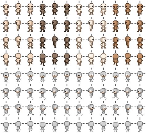 Sugoi Pewdie Chan Blank Sprite Sheet By Chaos55t On