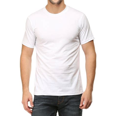 White Plain Round Neck T Shirt Xtees
