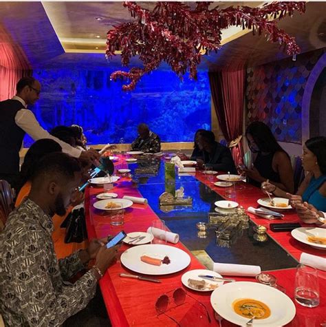 Photos From Linda Ikejis 39th Birthday Dinner In Dubai Celebrities Nigeria