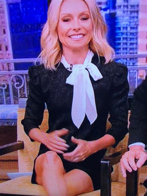 Love Kelly Ripa — Caught A Very Quick Upskirt Today Kelly Even