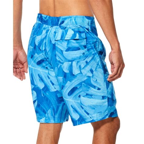 Speedo Mens Rave Hawaii Blue Trunks Active Beachwear Swim Shorts S Bhfo