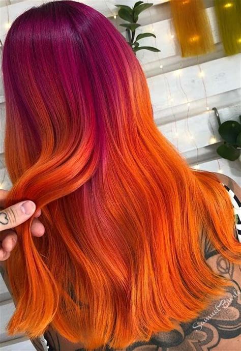 What causes hair to turn orange or red? 59 Fiery Orange Hair Color Shades: Orange Hair Dyeing Tips ...