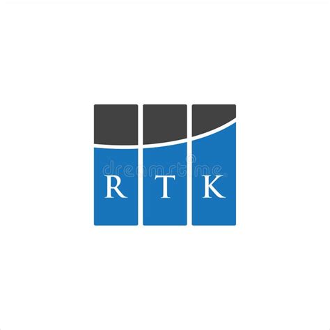 Rtk Letter Logo Design On White Background Rtk Creative Initials