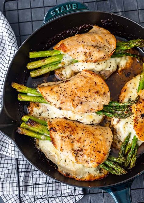 Asparagus Stuffed Chicken Breast Recipe Video