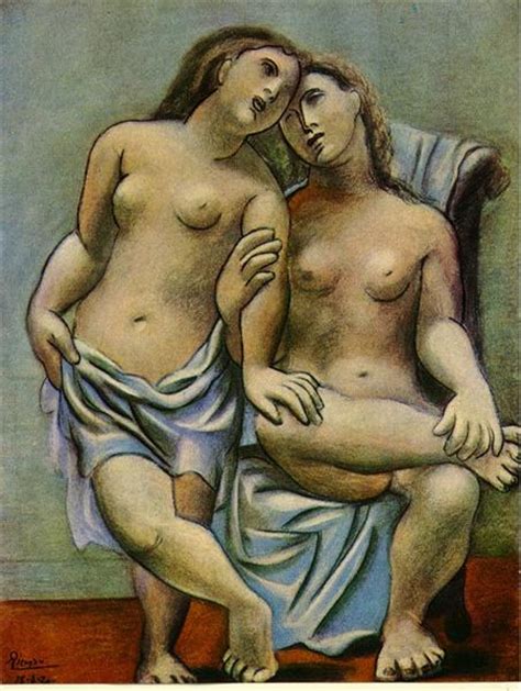 Two Nude Women 1920 Pablo Picasso WikiArt Org