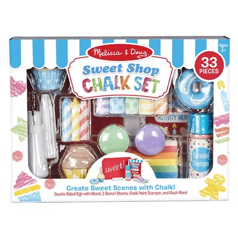 Melissa And Doug Sweet Shop Chalk Set Jr Toy Company