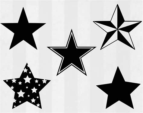 Star Svg Star Clipart Collection Stars Vector Clip Art Star Digital