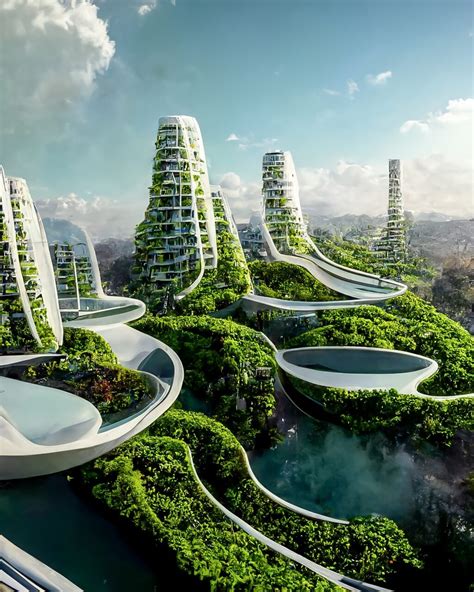 Ai Generated Future Cities By Manas Bhatfuturistic