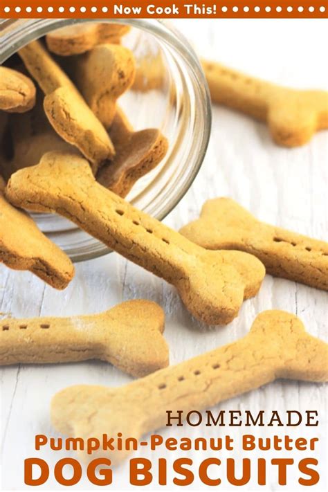 Homemade Pumpkin Peanut Butter Dog Biscuits Now Cook This