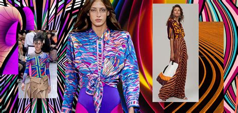 I'll show you the colors of the year from several. Spring/Summer 2021 Print Trend - Twisted Geometry ...